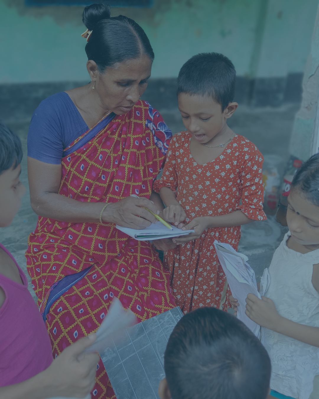 Children at The Yahweh Mission school in Bangladesh