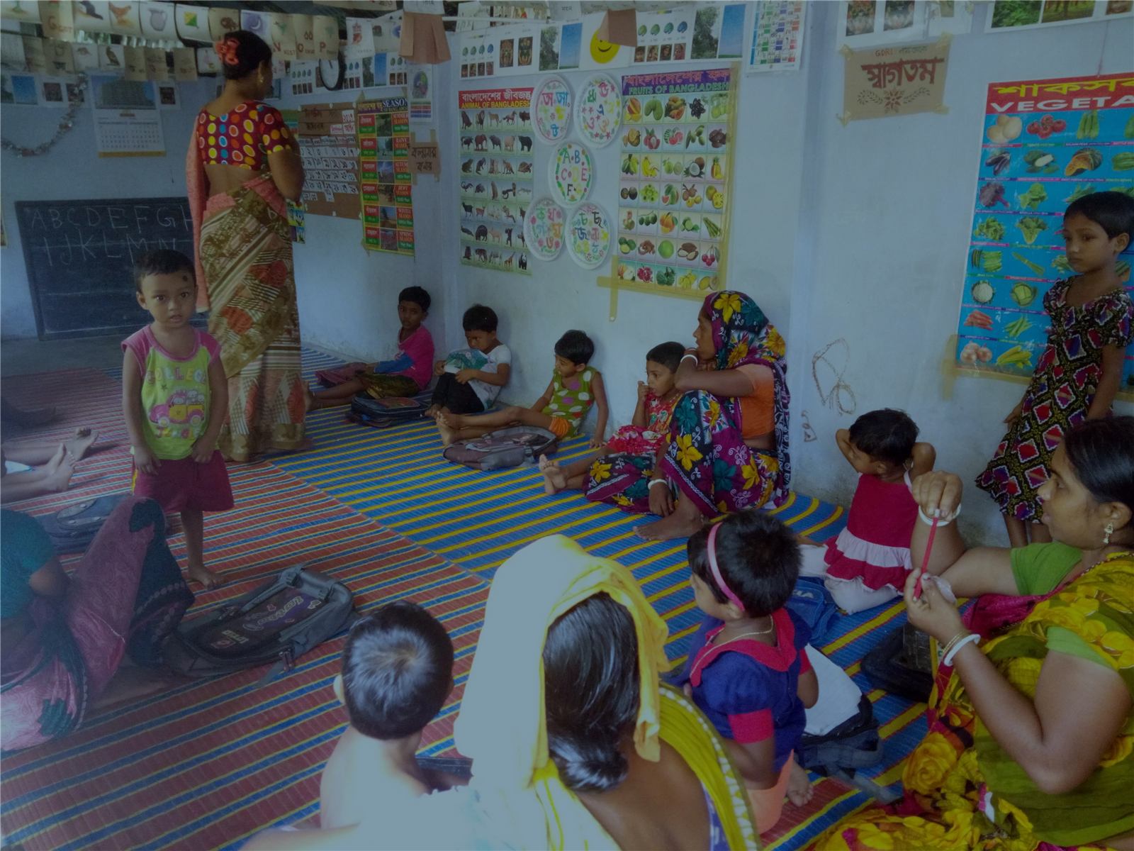 A child at school in Gonali, Bangladesh