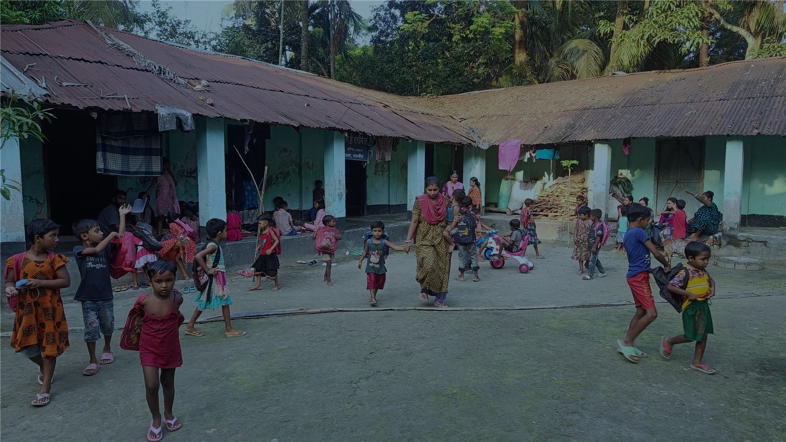 Schoolchildren in Gonali, Bangladesh