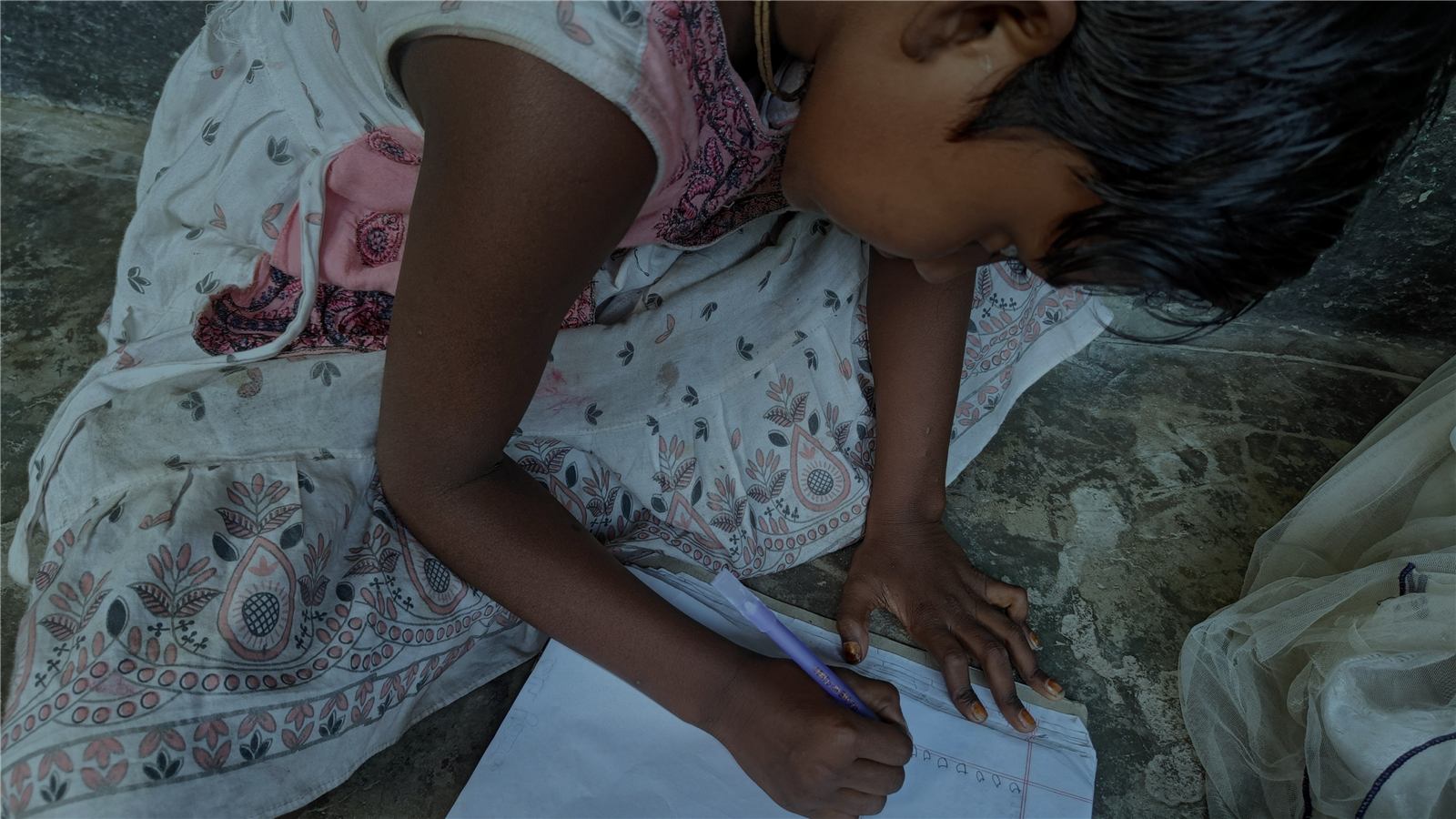 Children learning at school