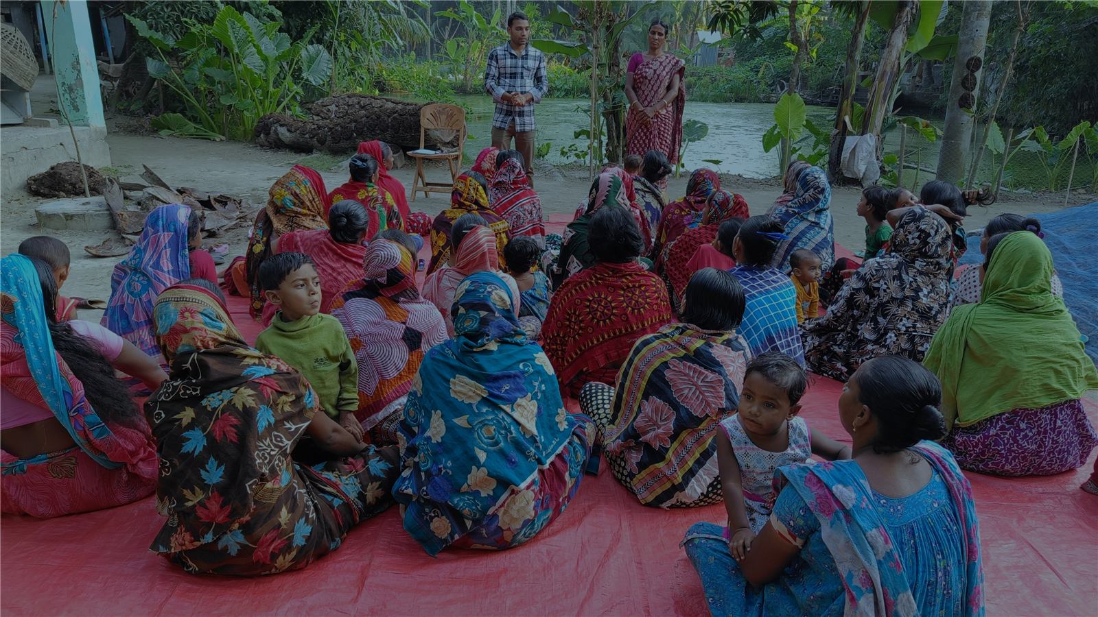 Women in a community programme in Bangladesh